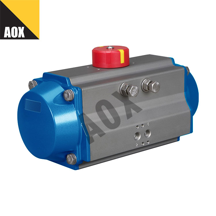 သေးငယ်သော နွေဦး ပြန်လာ pneumatic rotary actuator